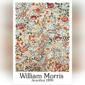 William Morris Acanthus 1890 Art Print 8.5x11